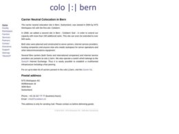 Website Printscreenhttps://www.colobern.ch/en/main/index.php