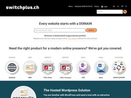 Website Printscreenhttps://switchplus.ch/en/home/